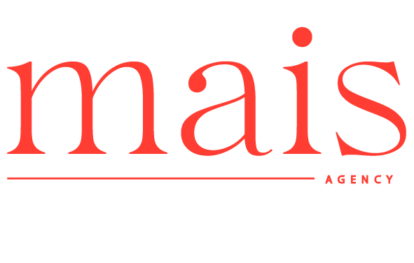 Logótipo indicado de MAIS agency