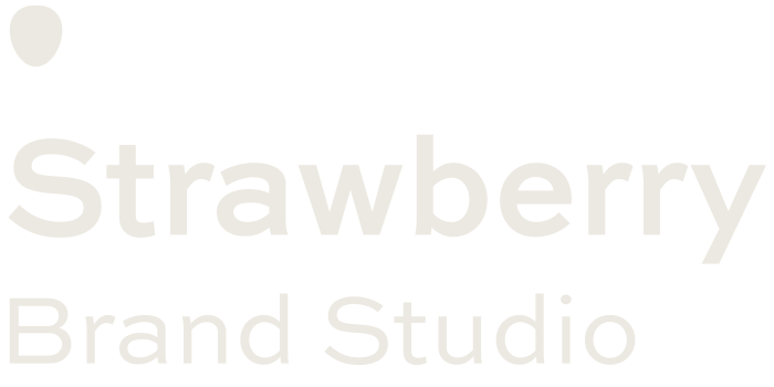 Identidade visual de Strawberry Brand Studio
