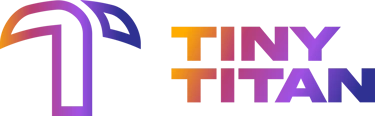 Logótipo indicado de Tiny Titan